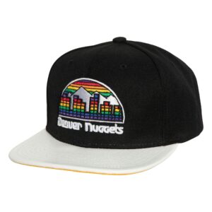 Mitchell & Ness SSBSTS Snapback HWC Denver Nuggets Chapeau Gris 743212