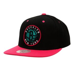 Mitchell & Ness Santa Ana 2-Tone Snapback Brooklyn Nets Chapeau Noir 737406