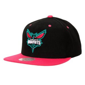 Mitchell & Ness Santa Ana 2-Tone Snapback Charlotte Hornets Chapeau Violet 738892