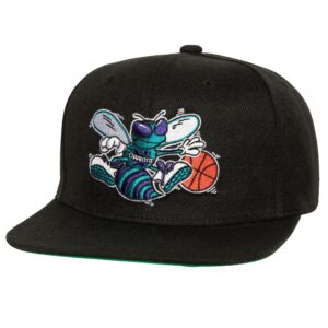 Chapeau Mitchell & Ness Side Jam Snapback HWC Charlotte Hornets Noir 738999
