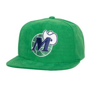 Mitchell & Ness Sweet Suede Snapback HWC Dallas Mavericks Chapeau Gris 741478