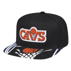 Mitchell & Ness Swingman Pop Snapback HWC Cleveland Cavaliers Chapeau Noir 741287
