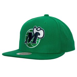 Mitchell & Ness Team Ground 2.0 Snapback HWC Dallas Mavericks Chapeau Vert 741500