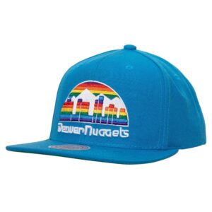 Casquette Mitchell & Ness Team Ground 2.0 Snapback HWC Denver Nuggets Bleu 743438