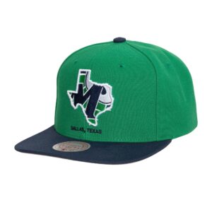 Mitchell & Ness Team Insider Snapback HWC Dallas Mavericks Chapeau Vert 741565