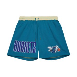 Mitchell & Ness Team OG 2.0 Mode Vintage Logo Charlotte Hornets Short Noir 740675