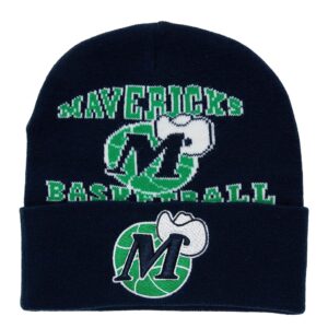 Bonnet Mitchell & Ness Team Origins Knit HWC Dallas Mavericks Blanc 742100