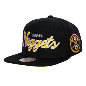 Mitchell & Ness Team Script 2.0 Snapback Denver Nuggets Chapeau Rose 743442