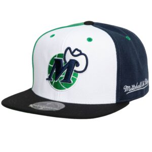 Mitchell & Ness Tri Cycle Ajusté Dallas Mavericks Chapeau Violet 742054