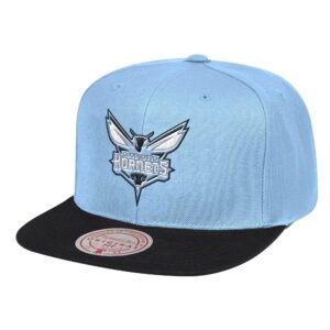 Mitchell & Ness University Away 2 tons Snapback Charlotte Hornets Chapeau Bleu 739394