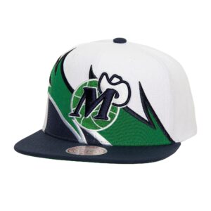 Mitchell & Ness Waverunner Snapback HWC Dallas Mavericks Chapeau Vert/Blanc 741484