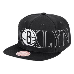 Mitchell & Ness Winner Circle Snapback Brooklyn Nets Chapeau Noir 737564