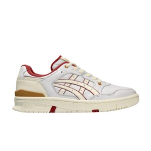 Baskets Asics EX89 blanc rouge brûlé 1203A377 102