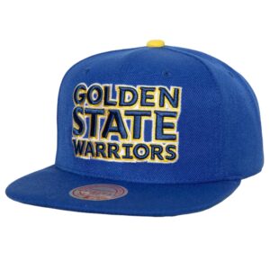 Mitchell & Ness 2013 Draft Snapback HWC Golden State Warriors Chapeau Bleu 744656