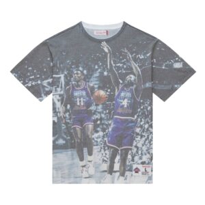 Mitchell & Ness Above The Rim T-shirt sublimé SS Detroit Pistons Jaune 743854