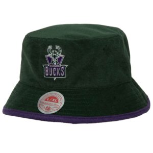 Chapeau bob Mitchell & Ness B Boy HWC Milwaukee Bucks vert 745711