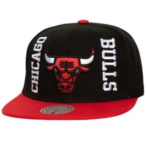 Mitchell & Ness Banners Up Snapback Chicago Bulls Chapeau Noir 746384