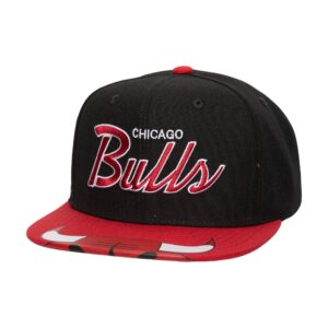 Casquette Mitchell & Ness Big Mouth Snapback Chicago Bulls Noir 746263