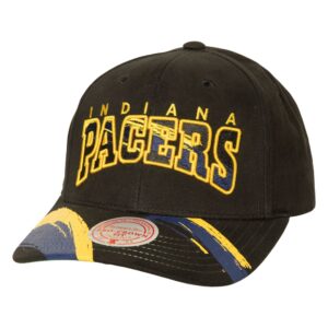Mitchell & Ness Brossé Past Ya Pro Snapback HWC Indiana Pacers Chapeau Noir 748511