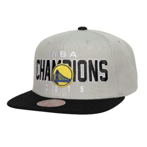 Chapeau Mitchell & Ness Champs Snapback HWC Golden State Warriors Gris 744752