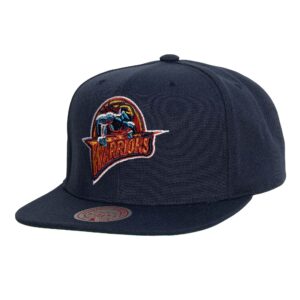 Mitchell & Ness Conference Patch Snapback HWC Golden State Warriors Chapeau Bleu 744596
