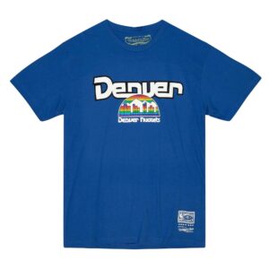 Mitchell & Ness T-shirt crème Denver Nuggets T-shirt bleu 744423