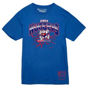 Mitchell & Ness Earthquake Tee Denver Nuggets T-Shirt Bleu 744187