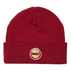 Mitchell & Ness Fandom Bonnet en tricot Houston Rockets Rouge 748186
