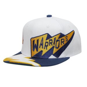 Mitchell & Ness Fast Times Snapback HWC Golden State Warriors Chapeau Crème 744803