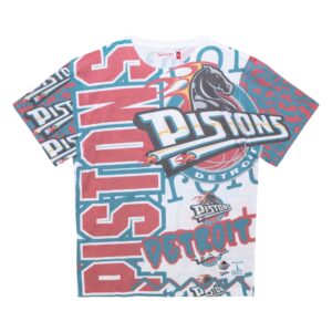 Mitchell & Ness Jumbotron 2.0 T-shirt sublimé Detroit Pistons Multi 744122