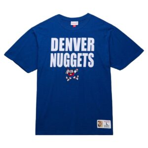Mitchell & Ness Legendary Slub SS Denver Nuggets T-shirt Bleu 744349