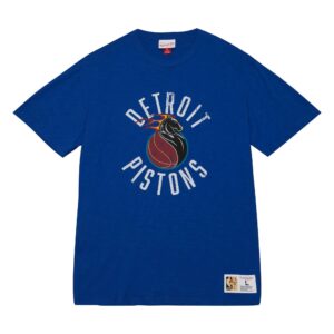 Mitchell & Ness Legendary Slub SS Detroit Pistons T-shirt bleu bleu 743979