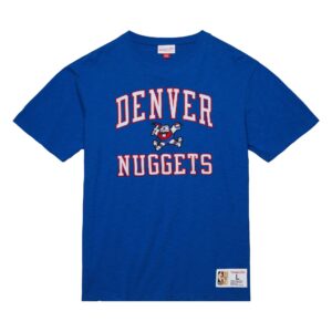 Mitchell & Ness légendaire Slub SS Vintage Logo Denver Nuggets T-Shirt bleu 744445