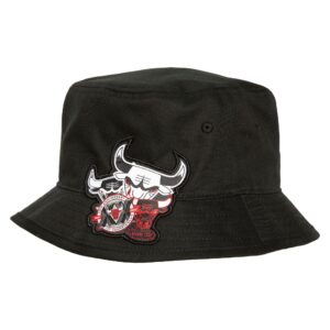 Chapeau Bob Panama Mitchell & Ness Logolap HWC Chicago Bulls Rouge 745232