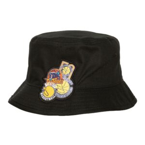 Chapeau bob Panama Mitchell & Ness Logolap HWC Golden State Warriors noir 744986