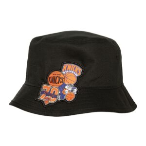 Chapeau bob Panama Mitchell & Ness Logolap HWC New York Knicks noir 745863