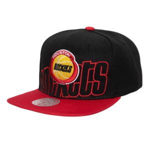 Casquette Mitchell & Ness Low Big Face Snapback HWC Houston Rockets Blanc 747508