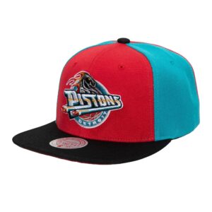 Mitchell & Ness On The Block Snapback HWC Detroit Pistons Chapeau Orange 743722