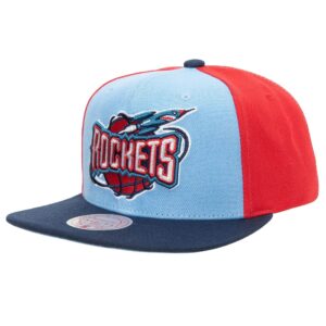 Mitchell & Ness On The Block Snapback HWC Houston Rockets Chapeau Rouge/Bleu 747516