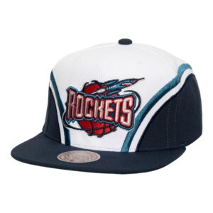 Mitchell & Ness Overhead Snapback HWC Houston Rockets Chapeau Blanc 746884