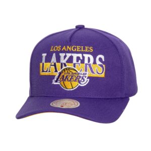 Mitchell & Ness Panorec Pro Snapback Los Angeles Lakers Chapeau Violet 749692
