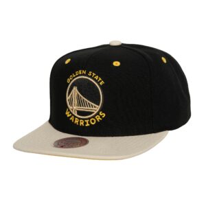 Mitchell & Ness Pin Drop Snapback Golden State Warriors Chapeau Noir 744781