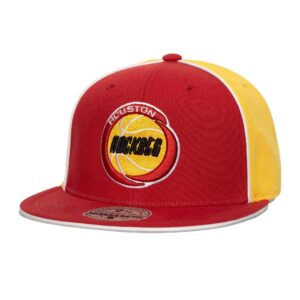 Mitchell & Ness Pipe Down Ajusté HWC Houston Rockets Chapeau Rouge 748215