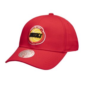 Mitchell & Ness Prime Roy Velcro Strapback HWC Houston Rockets Chapeau Rouge 748153