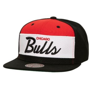 Casquette Mitchell & Ness Retro Sport Snapback Chicago Bulls Rouge/Noir 746866