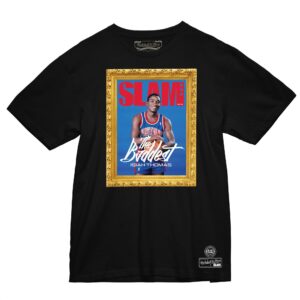 Mitchell & Ness SLAM cadre Tee Detroit Pistons Isiah Thomas T-Shirt noir noir 743810