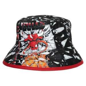 Panama Mitchell & Ness Shattered Big Face HWC Chicago Bulls Chapeau Bob Noir/Multi 745238