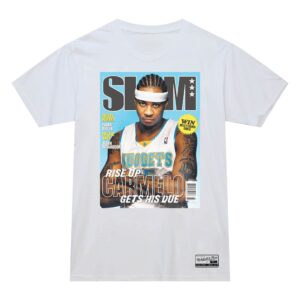 Mitchell & Ness Slam Cover Denver Nuggets Carmelo Anthony T-shirt bleu bleu 744359