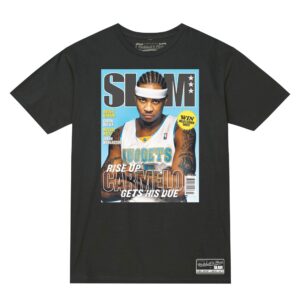Mitchell & Ness Slam Cover Denver Nuggets Carmelo Anthony T-Shirt Noir 744369