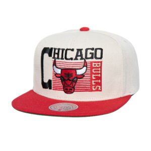 Casquette Mitchell & Ness Speed Zone Snapback Chicago Bulls Blanc 746272